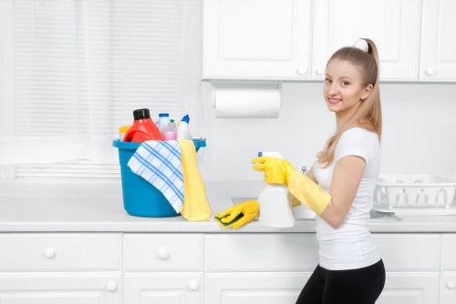 Professional hard floor cleaning for a W6 home hallway