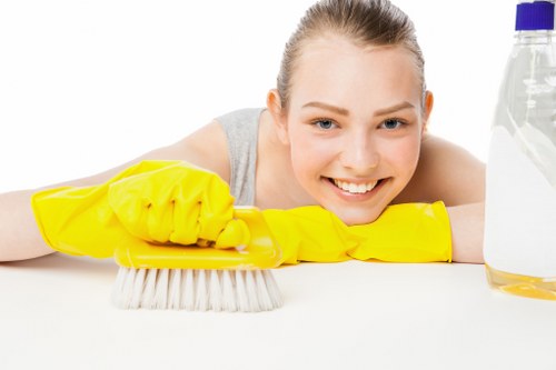 Middle stage of a cleaning complaint procedure