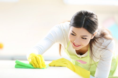 A local stain removal specialist working in a W6 flat