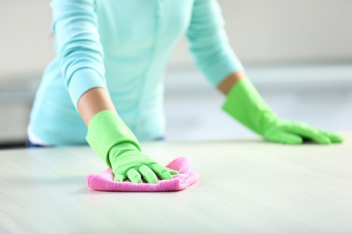 Local cleaners preparing a W6 property for new occupants