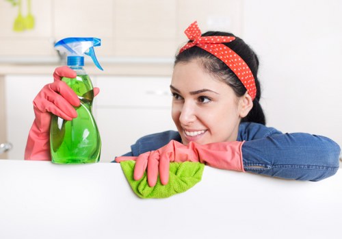 Hot water extraction cleaning in a W6 flat or office