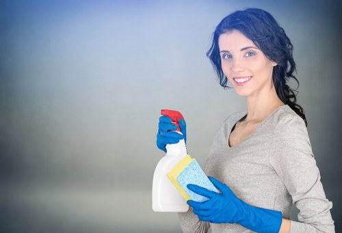 Professional exterior window cleaning for a shopfront in W6